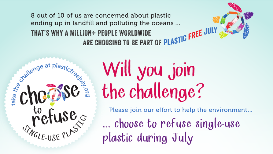 Plastic Free July Action Picker